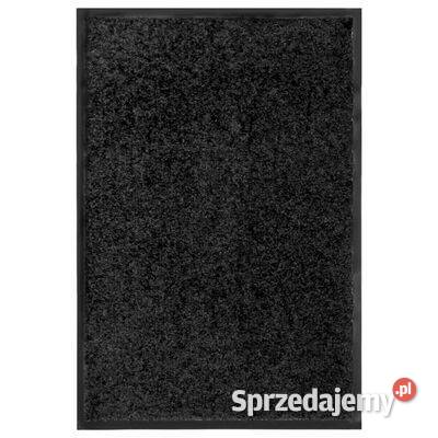 vidaXL Wycieraczka z możliwością prania czarna Wycieraczki mazowieckie Warszawa