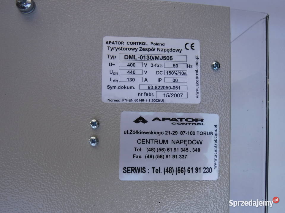 DML0130MJ505 Apator Control Tyrystorowy zespół Otwock