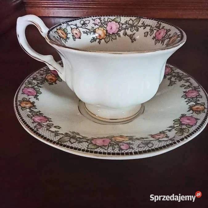 Filiżanka C T Altwasser z niebieskim orłem lat Gdańsk sprzedam