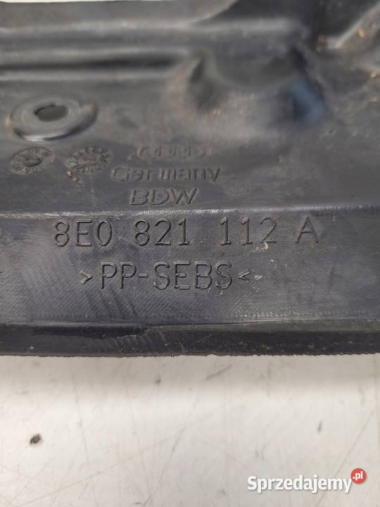 WYGŁUSZENIE BŁOTNIKA PRAWE AUDI A4 B7 8E0821112A śląskie Przystajń