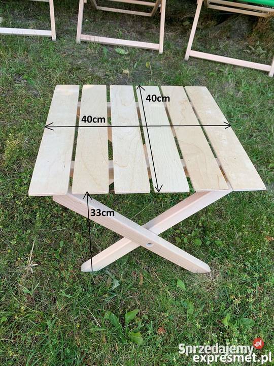 Stolik plażowy ogrodowy kawowylekki składany Kraków