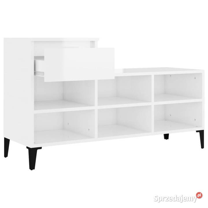 Szafka na buty wysoki połysk biała 102x36x60 mazowieckie Warszawa sprzedam