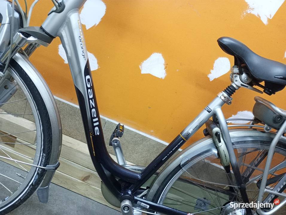 Rower holenderski elektryczny gazelle Orange dolnośląskie Wołów sprzedam