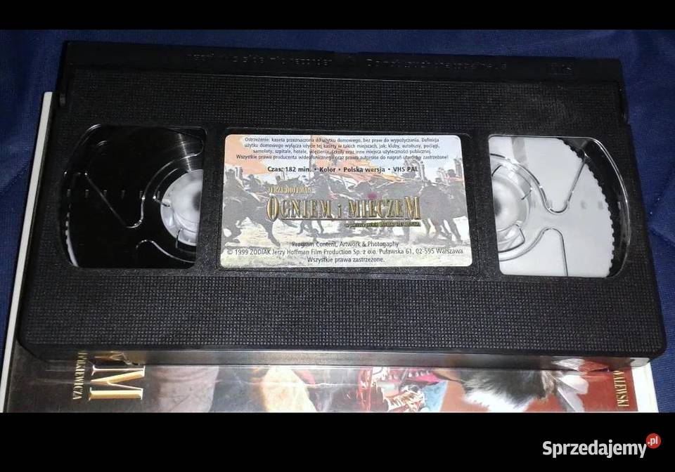 Ogniem i Mieczem film kaseta video VHS VHS Chełm
