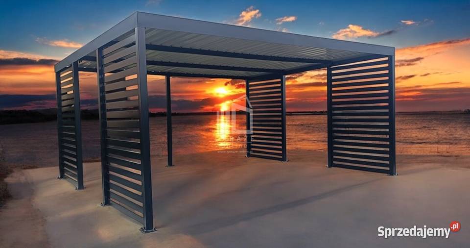 CarPort PREMIUM Wiata samochodowa 5x5 Antracyt