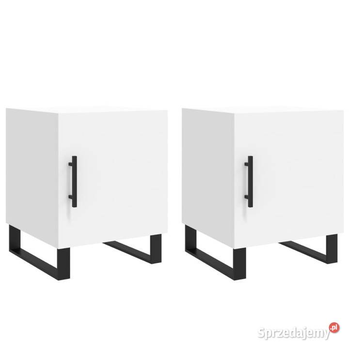 Szafki nocne 2 białe 40x40x50 WM827613 sprzedam