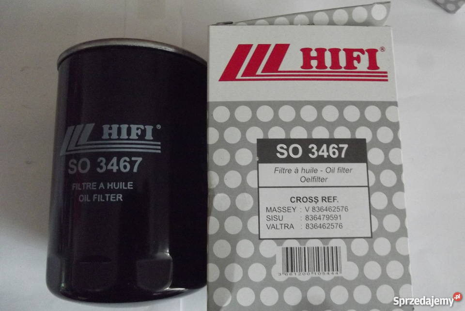 Filtr oleju SO 3467 CASE IHVALMETVALTRA MASSEY Parczew
