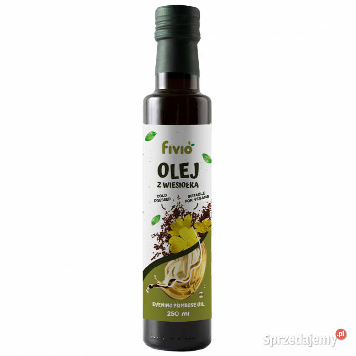 Olej z wiesiołka zimnotłoczony 250ml Olej Brzozów