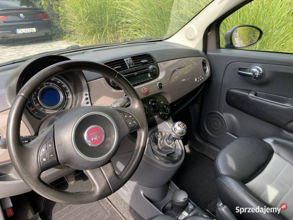 Fiat 500 MANUAL ZADBANY Niski oryginalny ESP Poznań sprzedam