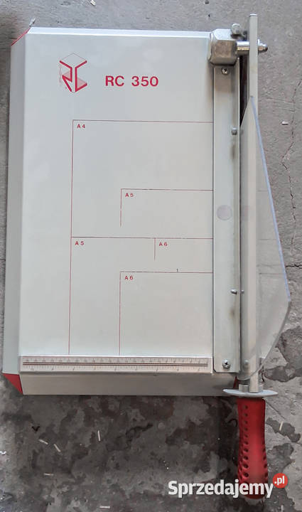 Gilotyna do papieru RC 350 Częstochowa