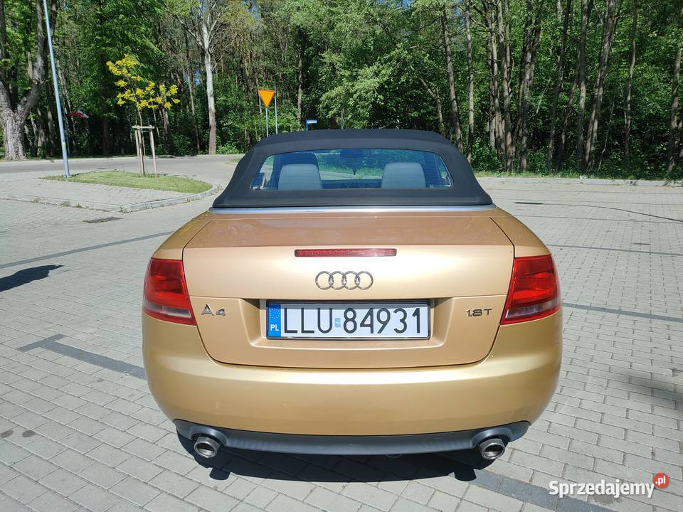 Audi A4 b7 cabrio Anglik zarejestrowany Łuków