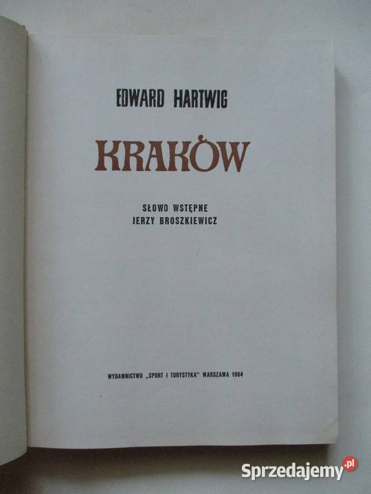 Edward Hartwig KRAKÓW 1964 album fotografia