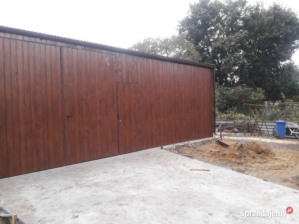 Garaż Blaszany BrązowyGaraże Blaszane Wiata Dębica
