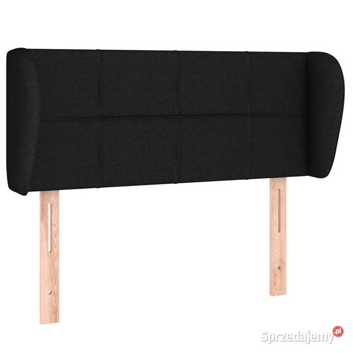 Zagłówek uszak czarny 83x23x7888 tkanina sprzedam