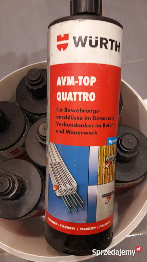Wurth AVMTOP QUATTRO Kotwy chemiczna do betonu Głuchołazy sprzedam