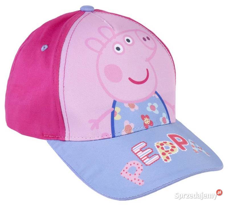 Czapka Świnka Peppa Pig Czapeczka Bejsbolówka Rozmiar 53 Nakrycia głowy, szaliki i rękawiczki Mogilany