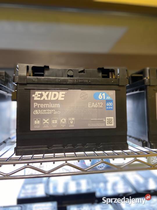 Akumulator Exide Premium 61Ah 600A DOWÓZ 3CITY sprzedam