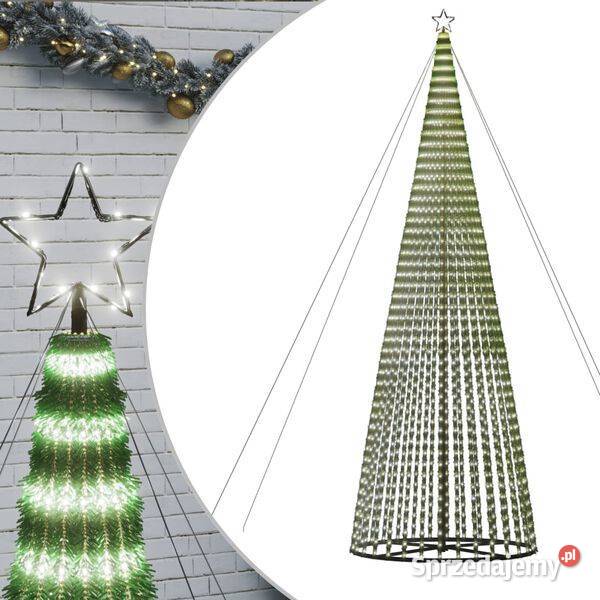 vidaXL Choinka LED 1544 LED Zimna biel 500 Warszawa