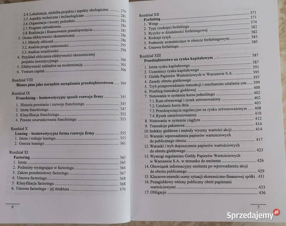 Zarządzanie Finansami Przedsiębiorstwa Jan Śliwa Lędziny sprzedam