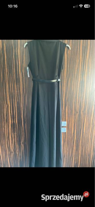 Czarny kombinezon r4446 Inny materiał Sokółka sprzedam