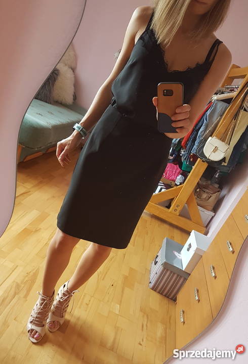 Elegancka czarna spódnica 38 Rozmiar 38(M) Jasło sprzedam