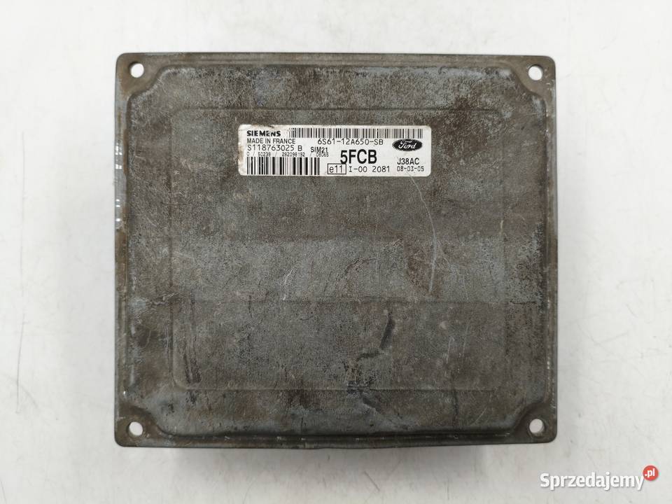 Sterownik Silnika Ford Fiesta MK6 13
