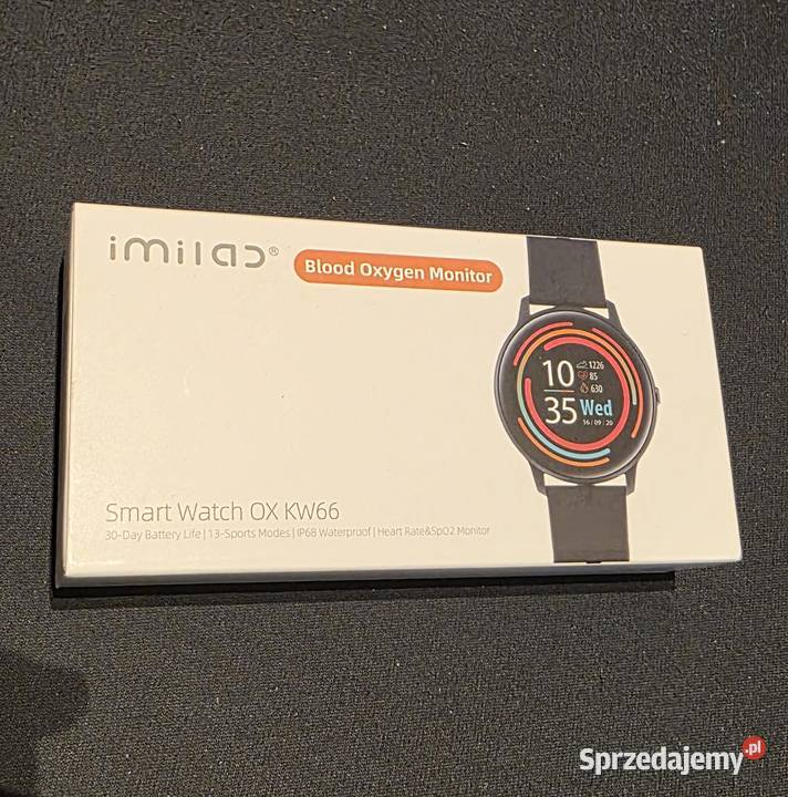 Nowy zegarek smartwach Imilab KW66 czarny wielkopolskie