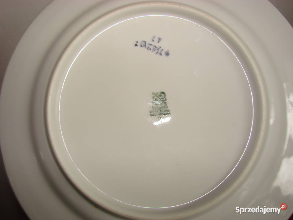 Włocławek porcelanowy talerz PRL Porcelana i szkło Pruszcz Gdański