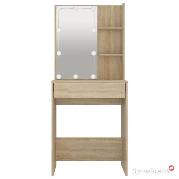 Toaletka z oświetleniem LED dąb sonoma 60x40x140 Toaletki mazowieckie Warszawa