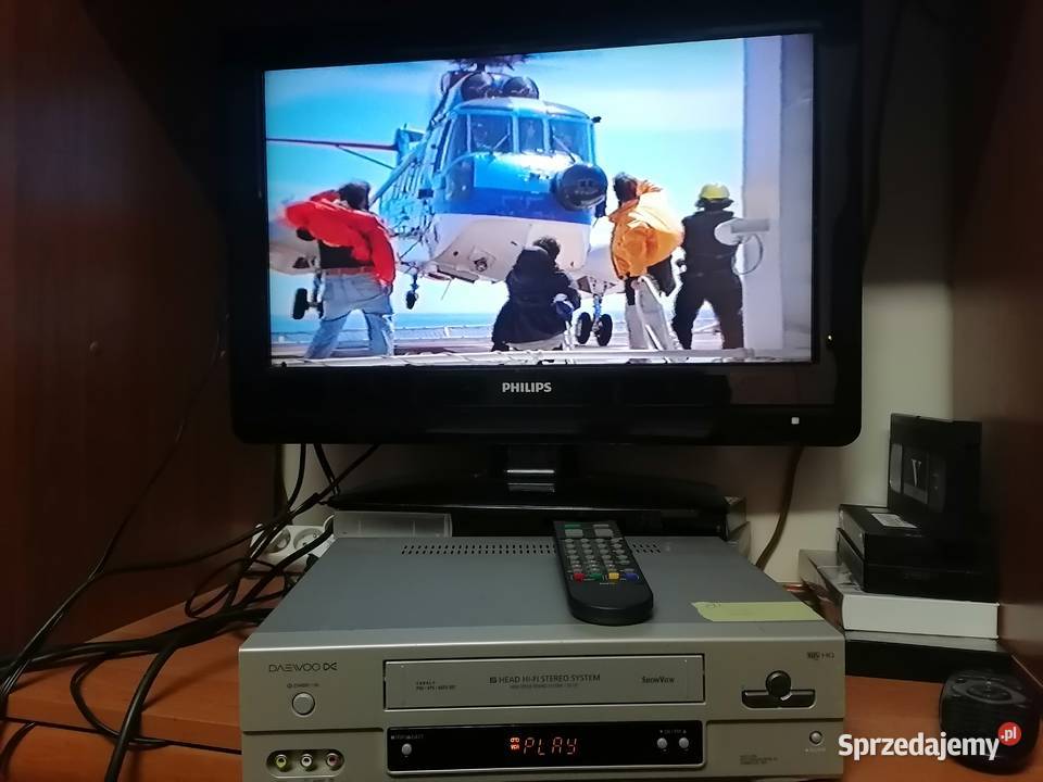 Magnetowid VHS Daewoo SV737 HIFI stereo pilot śląskie Częstochowa