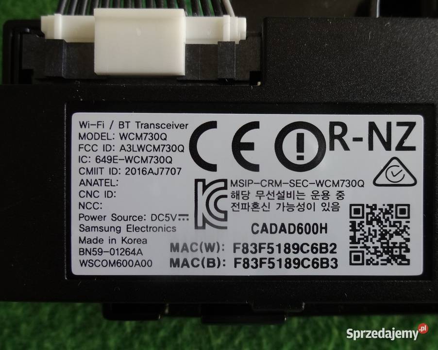 Włącznik POWER IR BN4102323A JU7500SW moduł WiFi zachodniopomorskie Szczecin
