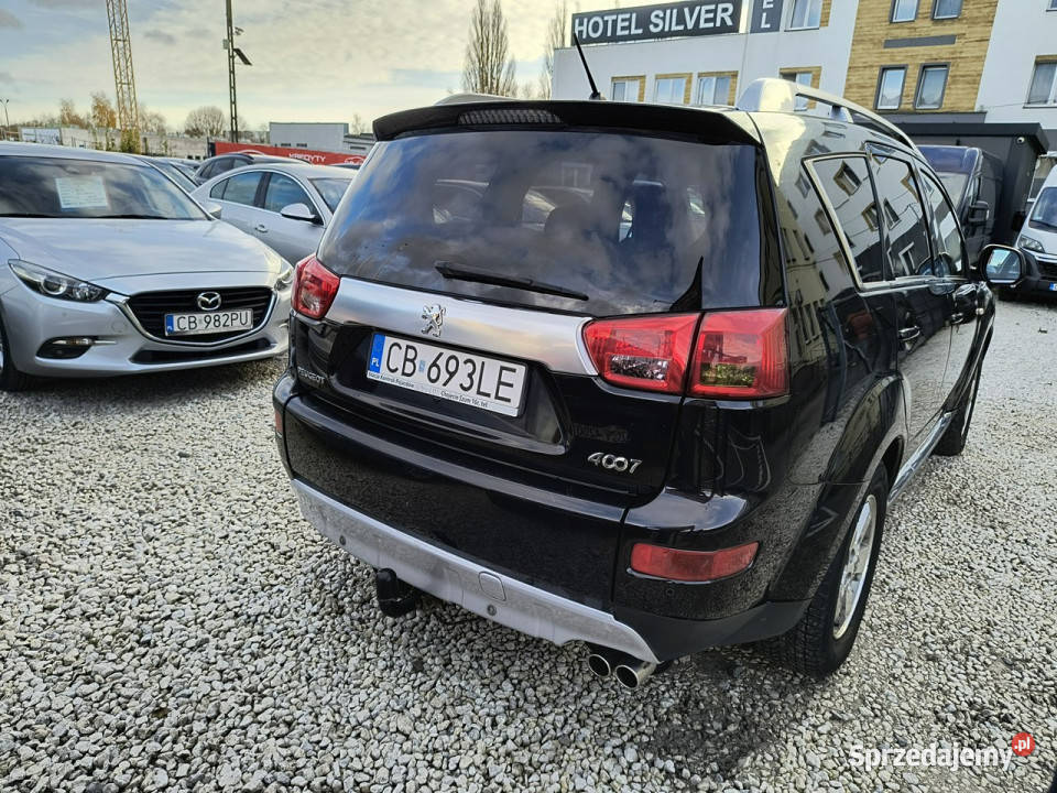 Peugeot 4007 ALU 16 x 2skóraHAKnawigacja lakier metallic kujawsko-pomorskie Bydgoszcz