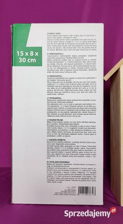 Domek owadów hotel budka legowa karmnik murarki Jasień