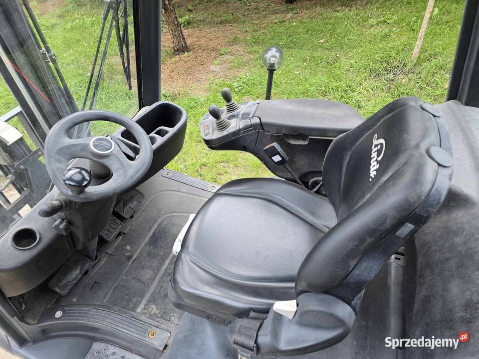 Linde H16T01 Triplex 4 sekcje półkabina import Godziesze Małe
