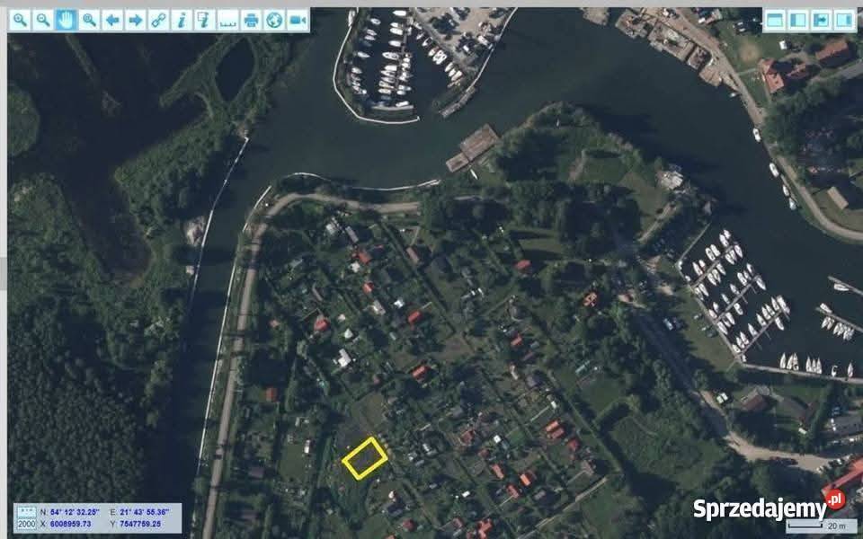Działka ROD Mamy Węgorzewo obok portu KEJA Grunty i działki