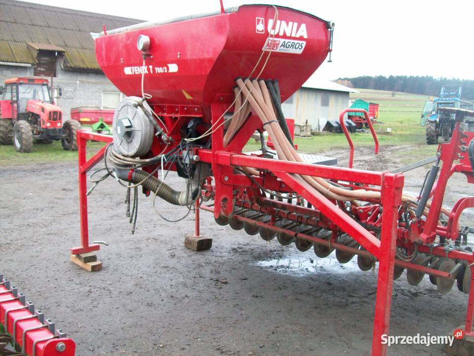 Agregat uprawowo siewny Unia Fenix 7003 nieuszkodzony śląskie Zawiercie