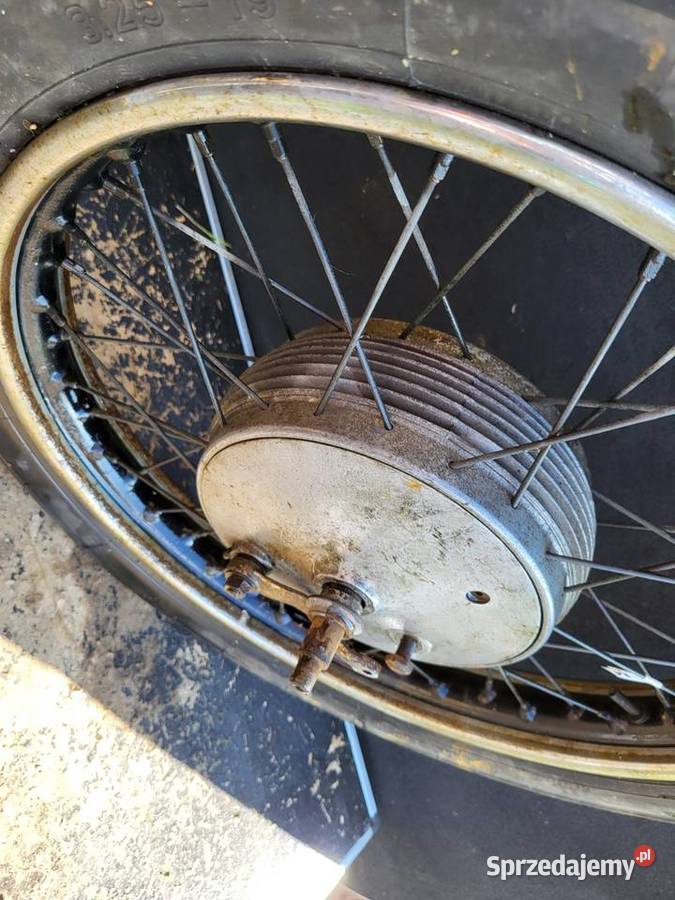 KOŁO PRZÓD ARIEL BSA TRIUMPH ADLER AJS ARDIE śląskie