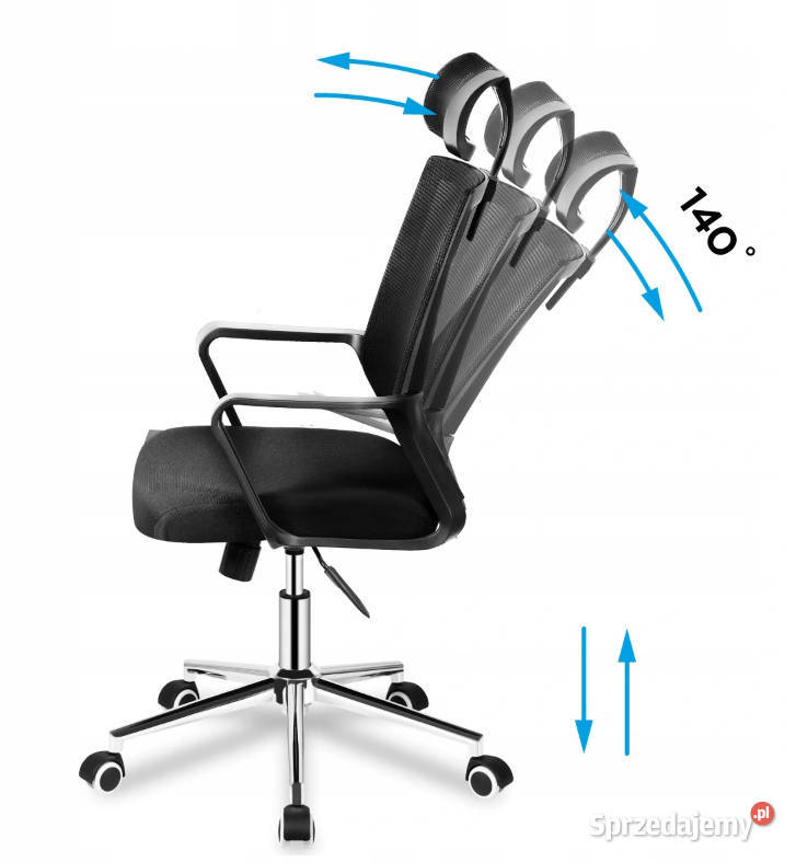 Fotel biurowy obrotowy Krzesło biurowe MarkAdler Baranowo