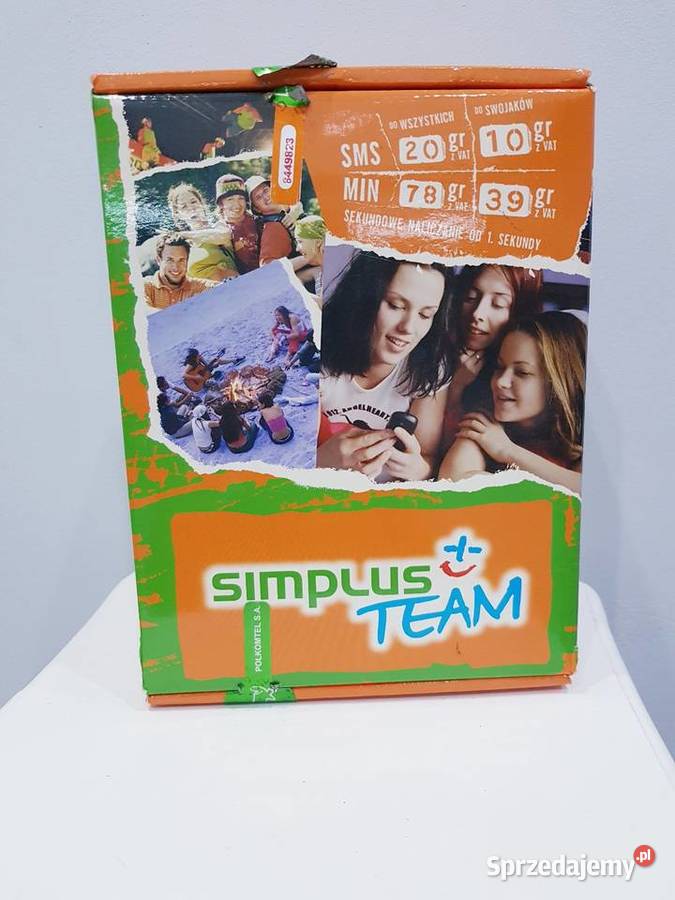 Kolekcjonerskie pudełko Simplus Team z 2004 roku Dąbrowa Górnicza