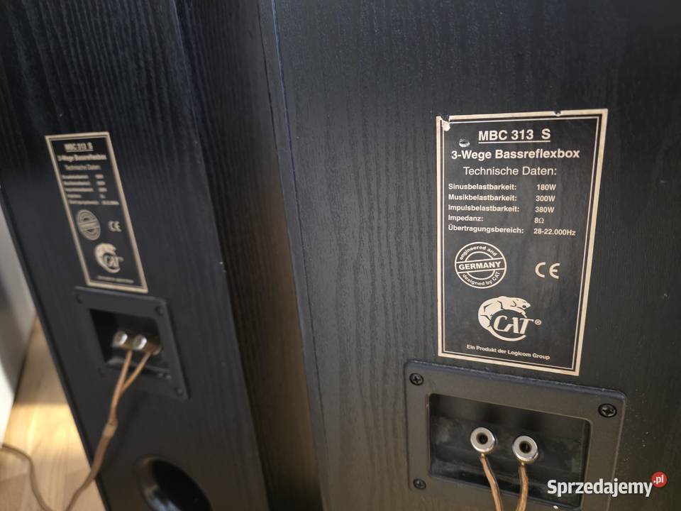 Kolumny podłogowe Cat MBC 313 S sprzedam