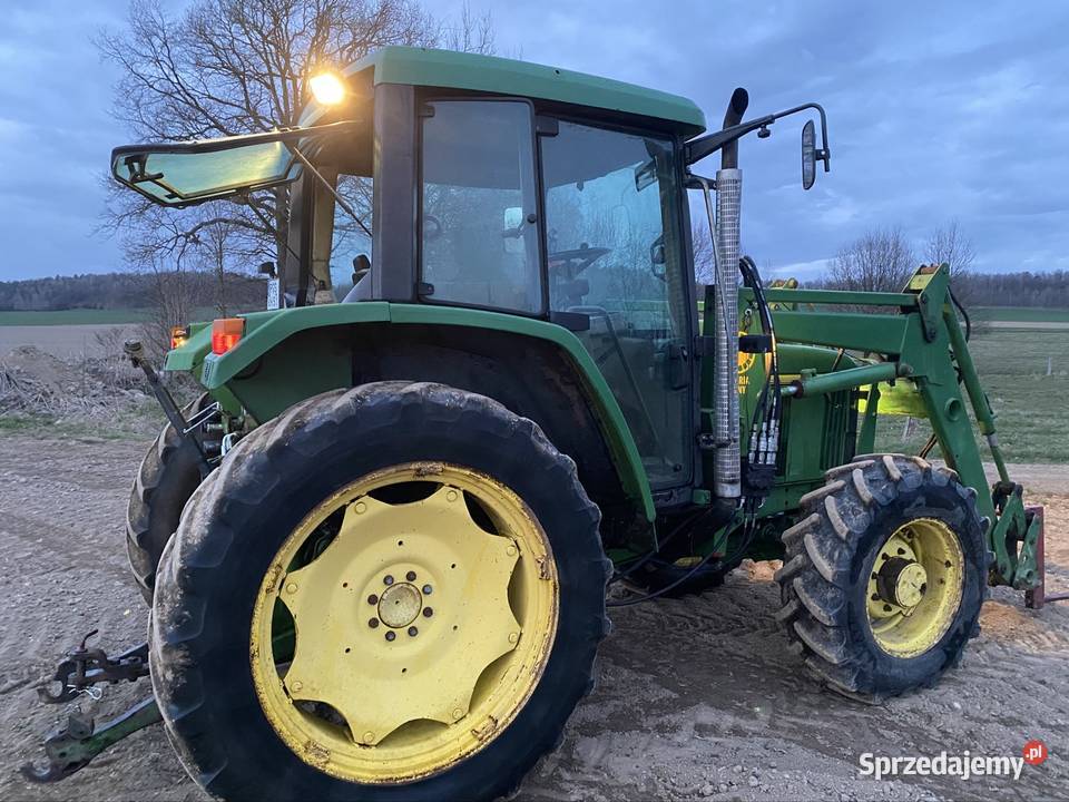 Ciągnik John deere 6100 z turem i kpl zaczepów Lwówek Śląski