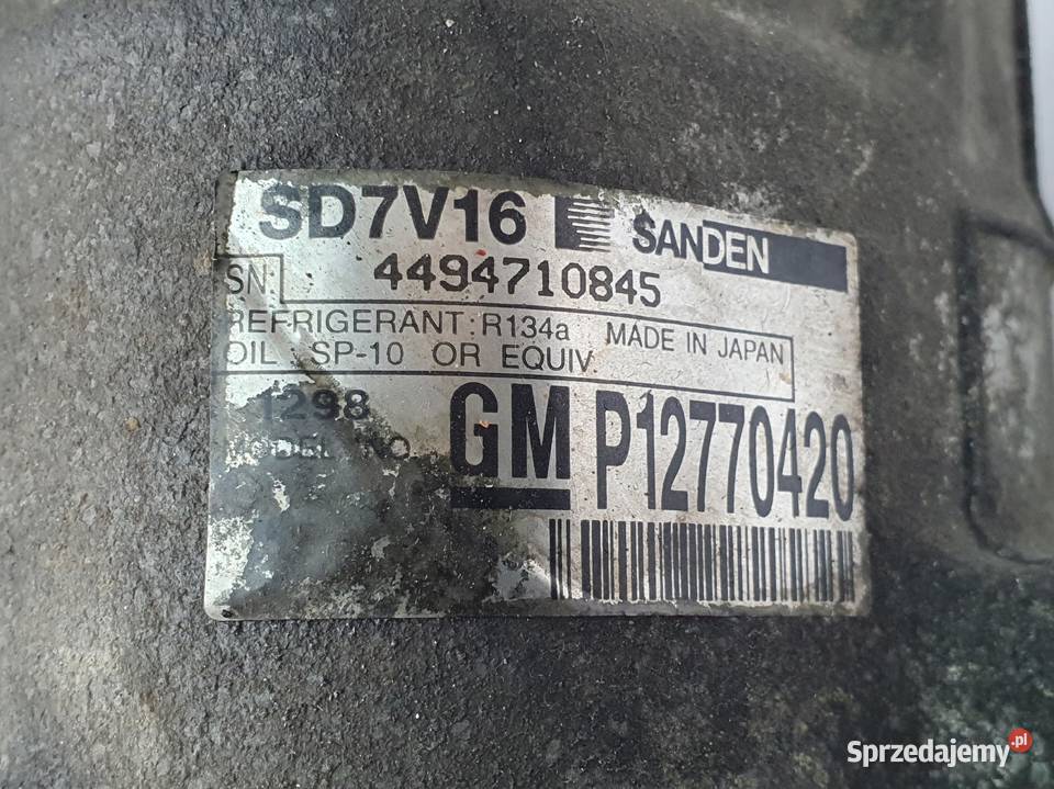 SPRĘŻARKA KLIMATYZACJI Saab 93 II 19 TID SD7V16 Chełm