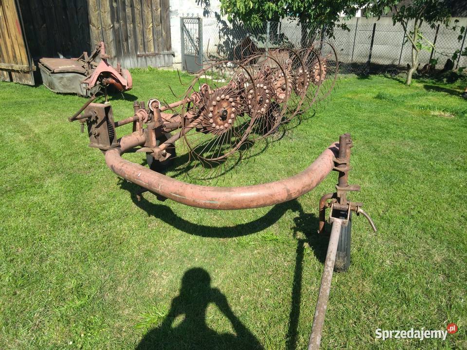 Zgrabiarka 5 gwiazdowa przetrząsarka nieuszkodzony