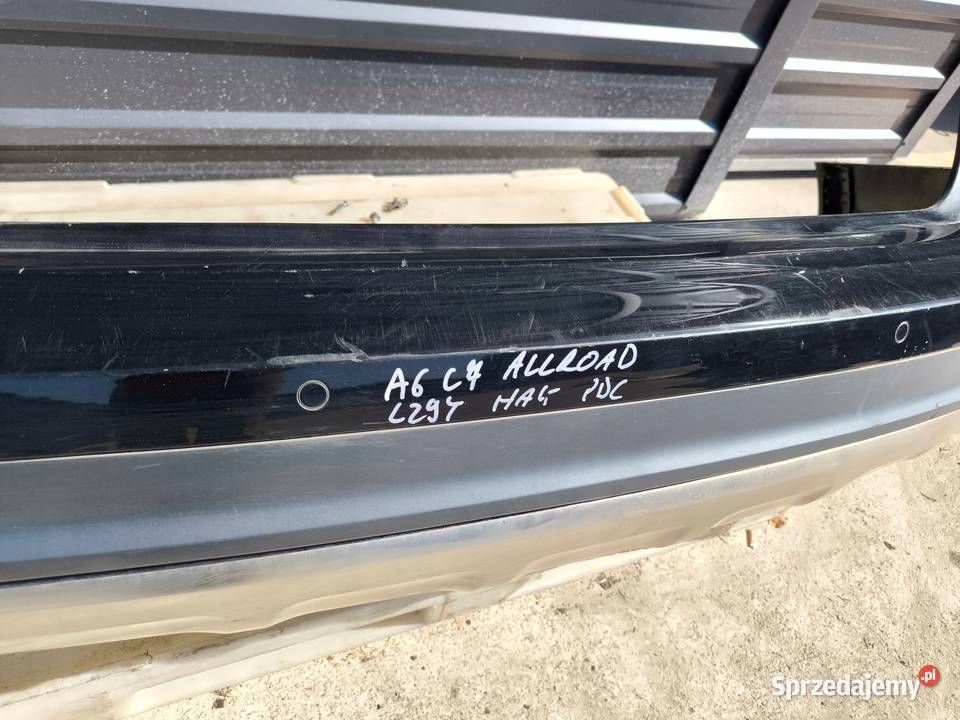 ZDERZAK TYŁ AUDI A6 C7 ALLROAD LZ9Y PDC HAK śląskie Przystajń