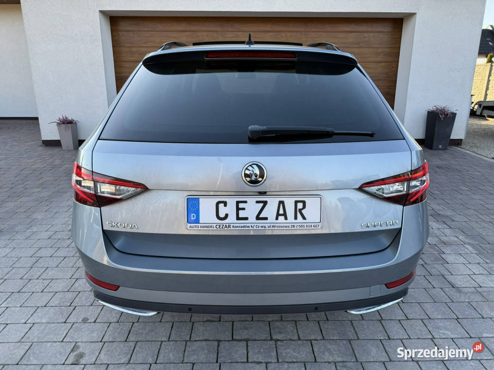 koda Superb 19r 20 TDI 190 DSG Sportline lakier metallic Konradów