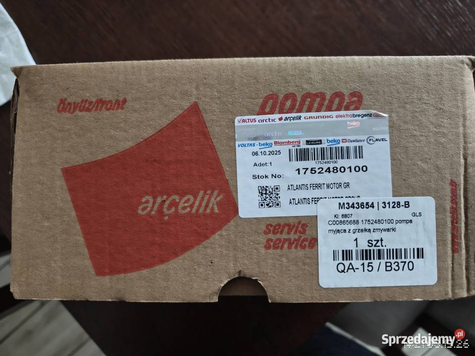 Pompa myjąca z grzałką do zmywarki Beko śląskie Mikołów