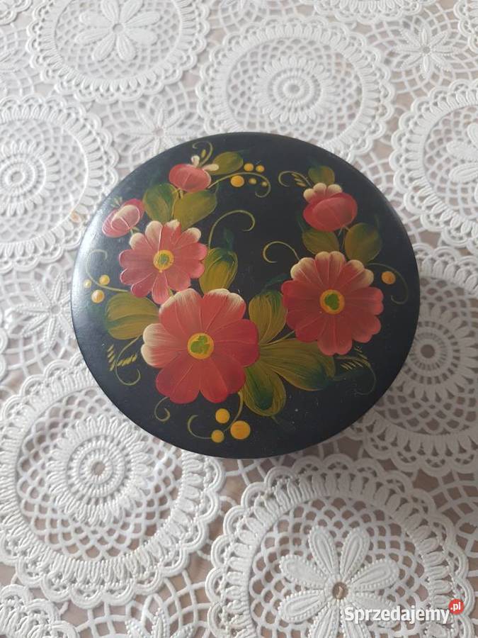 Drewniana szkatułka wielkopolskie