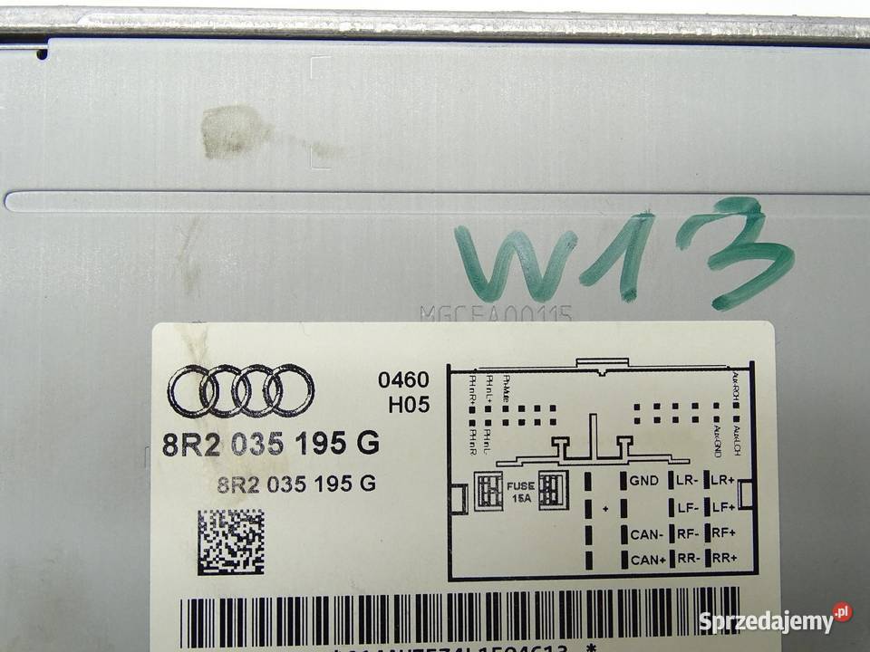 RADIO ODTWARZACZ CD NAVI NAWIGACJA AUDI A4 B8 A5