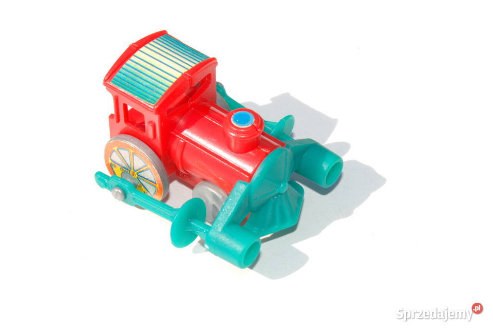 Stara zabawka lokomotywa ciuchcia Kinder śląskie Cieszyn