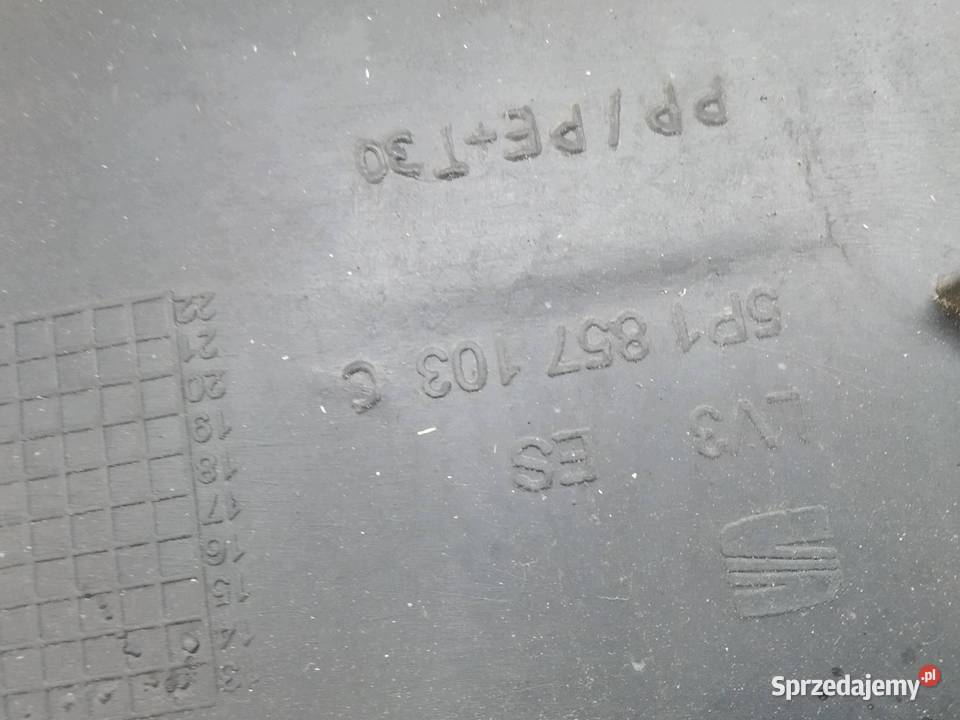SCHOWEK PRAWY PASAŻERA XL 5P1857103C Seat Altea świętokrzyskie